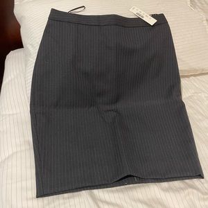 J. Crew Striped Pencil Skirt, size 0P